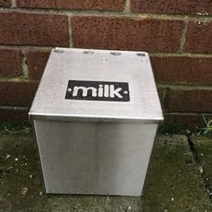 metal milk delivery box|milk boxes for outside houses.